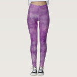 Leggings Abstracción violeta púrpura de acuarela<br><div class="desc">La acuarela violeta púrpura oscura empanada con pintura abstracta.</div>