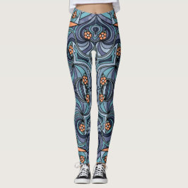 Leggings Abstract Doodle