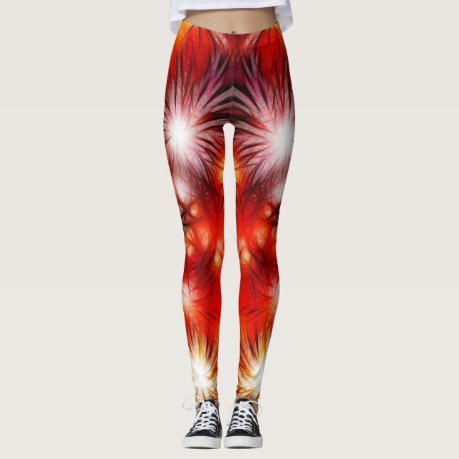 Leggings Abstract Fireworks Stars Background-34944 (Anverso)