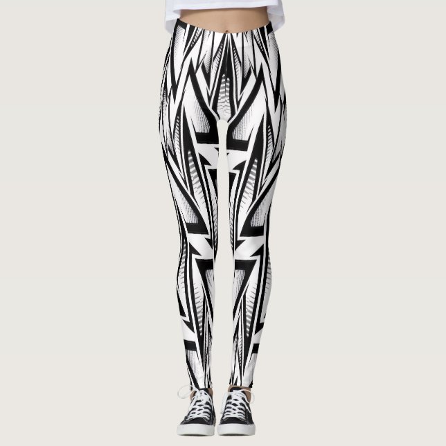 Leggings Abstract Geometric Sport design (Anverso)