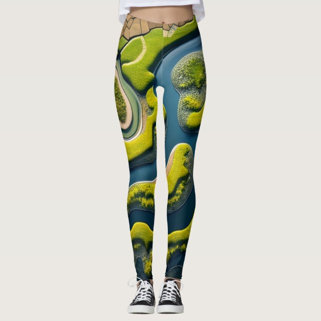Leggings Abstract River Estuary (Anverso)