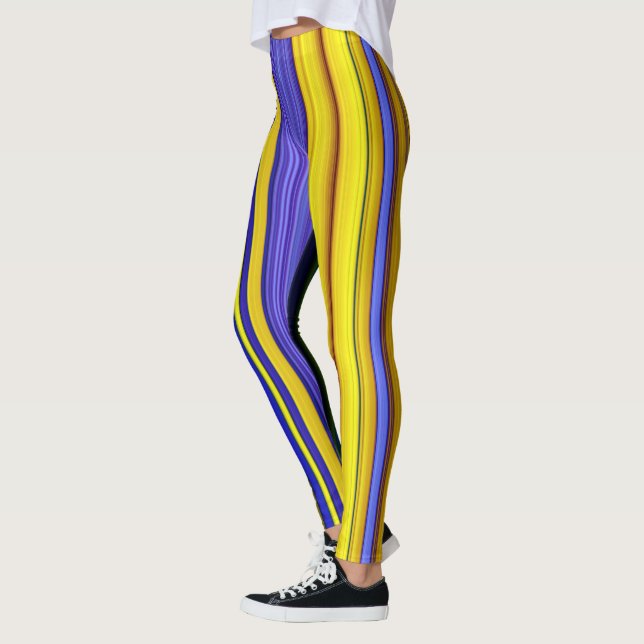 Leggings Abstract Stripes Design 1 (Izquierda)