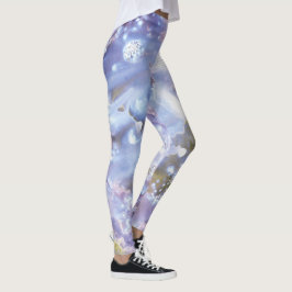 Leggings Abstract Vibrant Pattern Psychedelic Color Burst