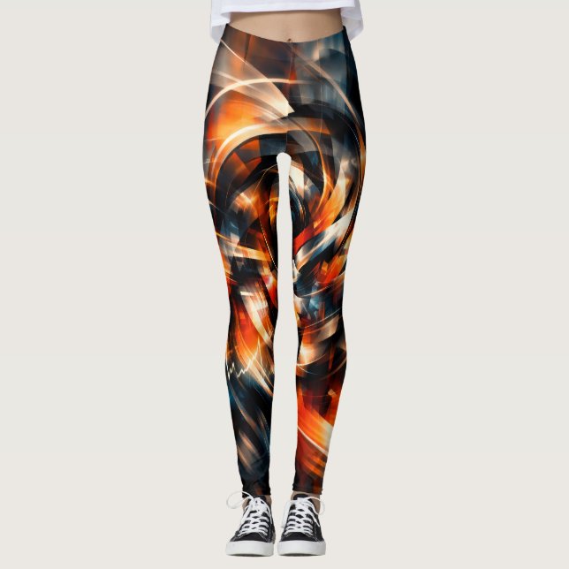 Leggings Abstract Vision of Motion & Mind (Anverso)