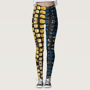 Leggings Abstract Watercolor Spots: Creative Seamless