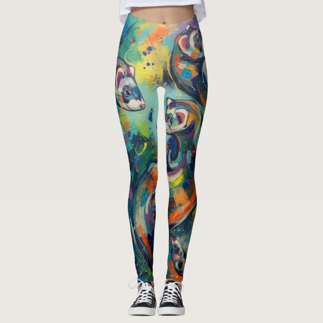 Leggings Abstracto (Anverso)