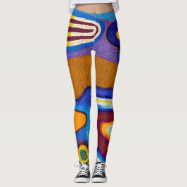 Leggings Abstracto aborigen Art Vol. 04