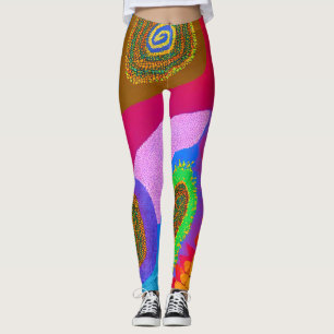 Leggings Abstracto aborigen Art Vol. 05