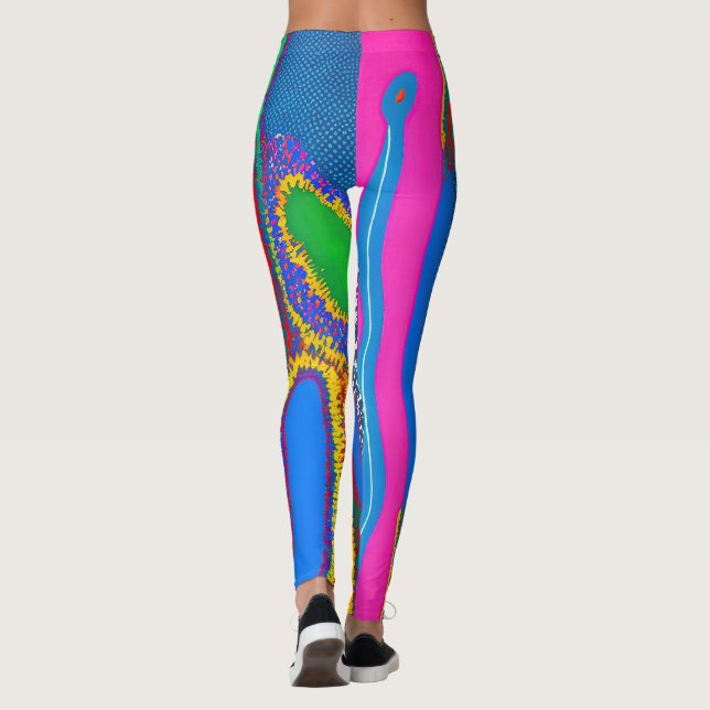Leggings Abstracto aborigen Art Vol. 07 (Reverso)