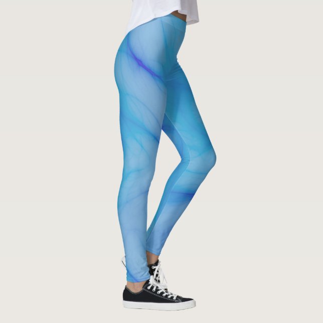 Leggings abstracto azul (Derecha)