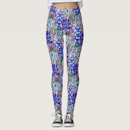 LEGGINGS ABSTRACTO FLORAL ESTILIZADO