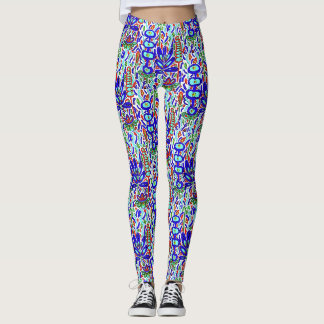 LEGGINGS ABSTRACTO FLORAL ESTILIZADO