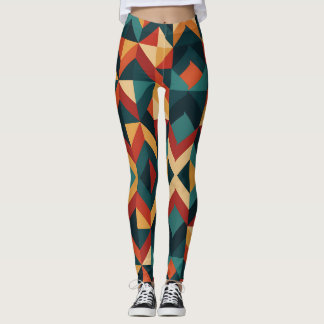 Leggings abstracto geométrico