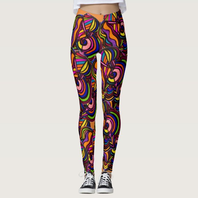 Leggings ¡ABSTRACTO y COLORIDO!! (Anverso)