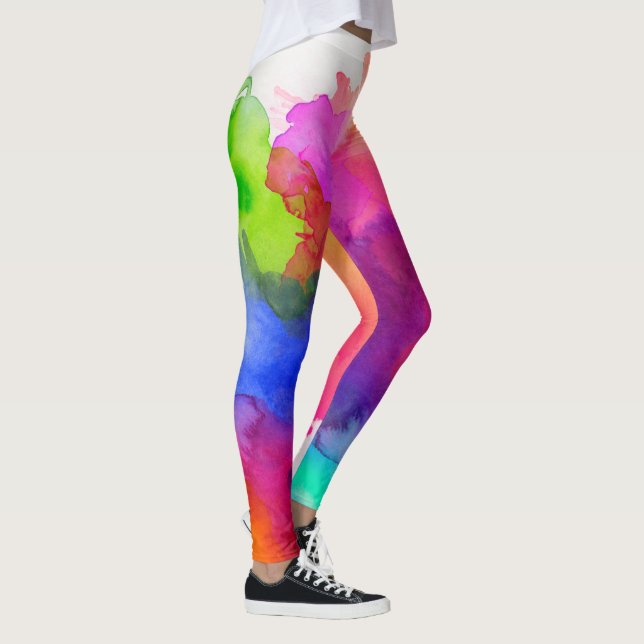 Leggings Abstrato color de arcoiris (Derecha)