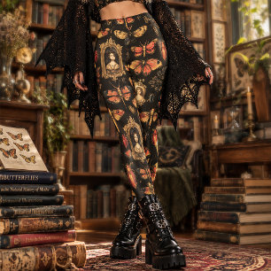 Leggings Academia Oscura God Victorian Gótico Cameo Polilla