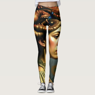 Leggings Academia Oscura y Criaturas Espeluznantes y Sombrí