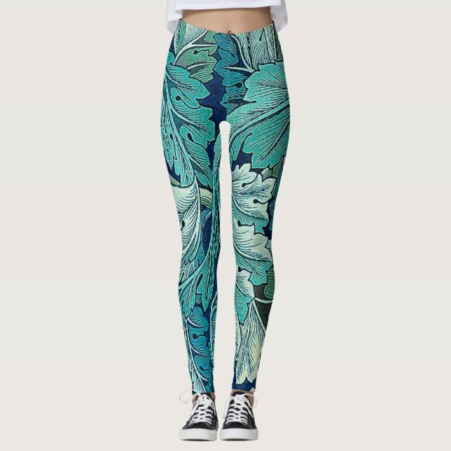 Leggings Acanthus Green, William Morris (Anverso)