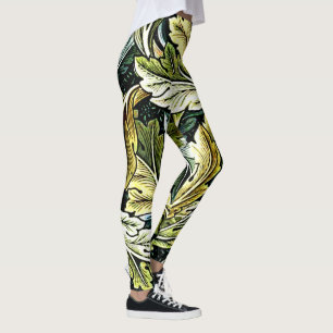 Leggings Acanthus, patrón popular de William Morris,