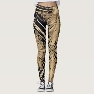 Leggings Acanuro dorado