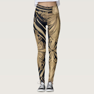 Leggings Acanuro dorado