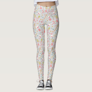 Leggings Accesorios de coser de amor Gris