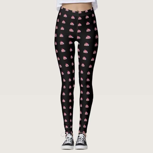 Leggings Accesorios de Yoga Rosados (Anverso)