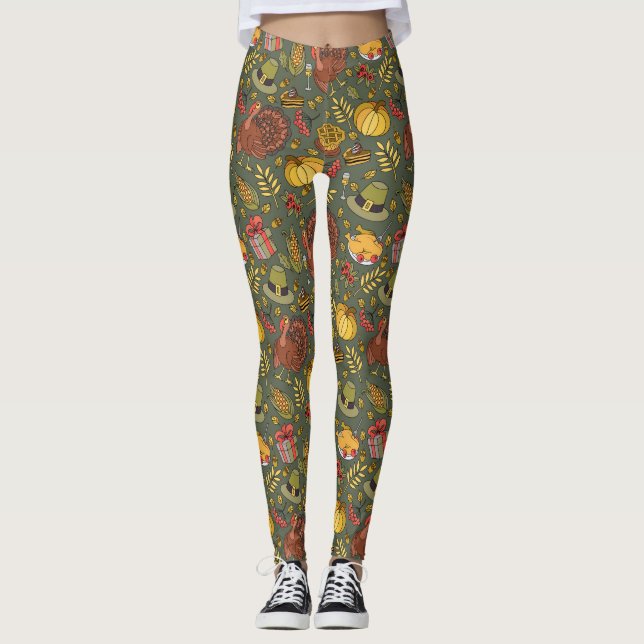 Leggings Acción de Gracias (Anverso)