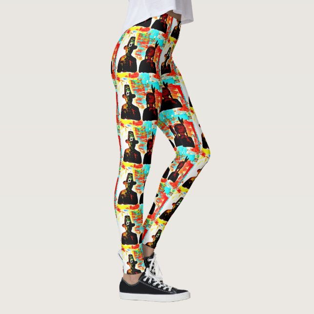 Leggings Acción de Gracias de Arte Moderno (Derecha)