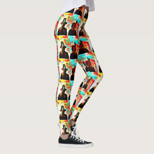 Leggings Acción de gracias del arte moderno