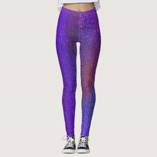 Leggings Aceite abstracto: fondo de textura de lona.