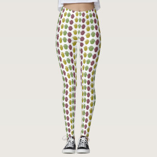 Leggings Aceitunas alegres y lindas cantando personalizado