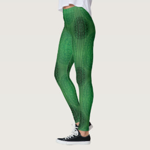 Leggings Aceptación   Medallones de Meditación Verde