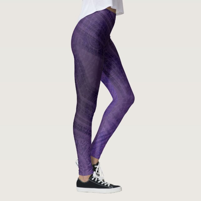 Leggings Aceptación | Medallones de Meditación Violeta (Derecha)