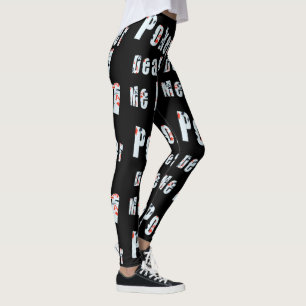 Leggings Aces De Póquer Tráigame En El Logo, Leyendas De Da