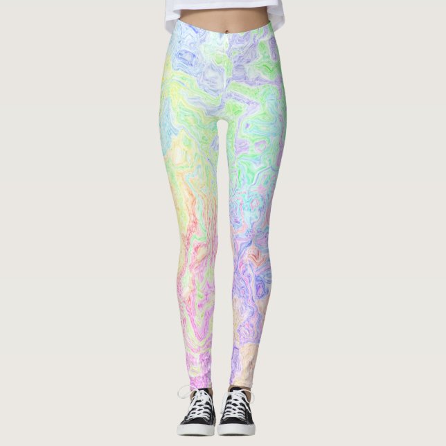 Leggings Acid Trip Swirls (Anverso)