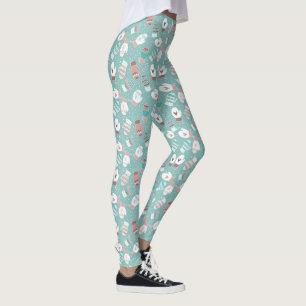 Leggings Acogedores Navidades de invierno miden el patrón e