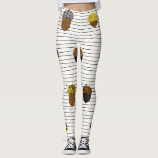Leggings Acorns de otoño: Vibes de época