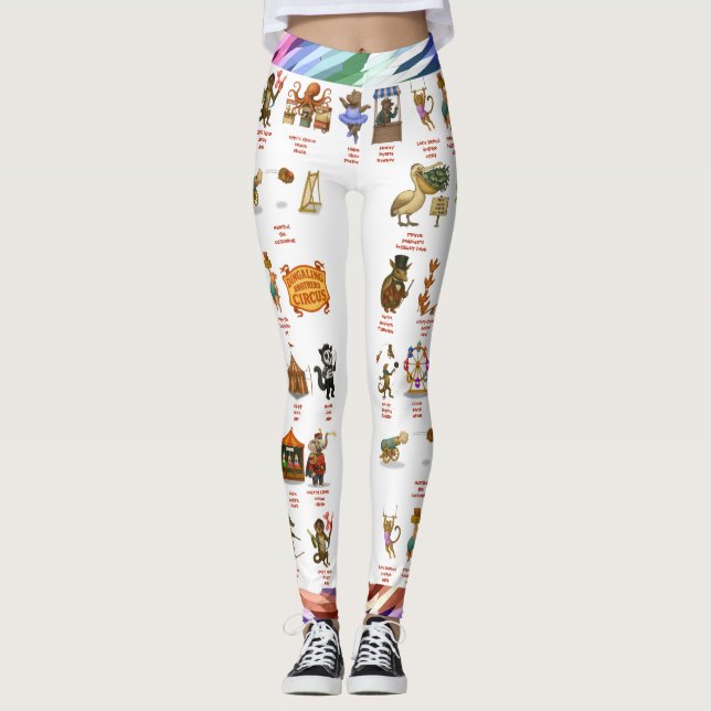 Leggings Actos del Circo Dingaling Bros (Anverso)