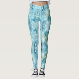 Leggings acuarela azul galaxia