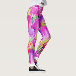 Leggings Acuarela botánica