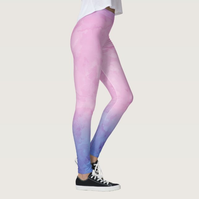 Leggings Acuarela de color rosa ocmbre (Derecha)