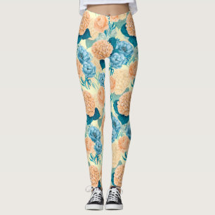 Leggings Acuarela de jardín de primavera