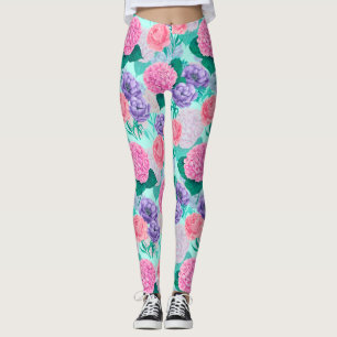Leggings Acuarela de jardín de primavera 2