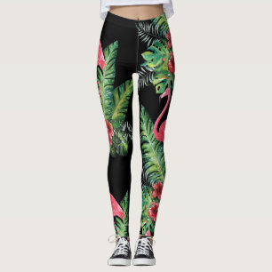 Leggings Acuarela del flamenco