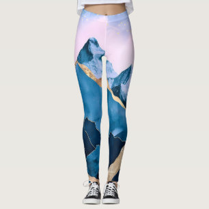 Leggings Acuarela Golden Celestial Peaks