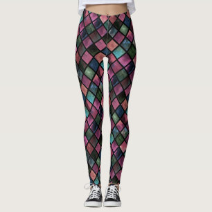 Leggings Acuarela, mosaico