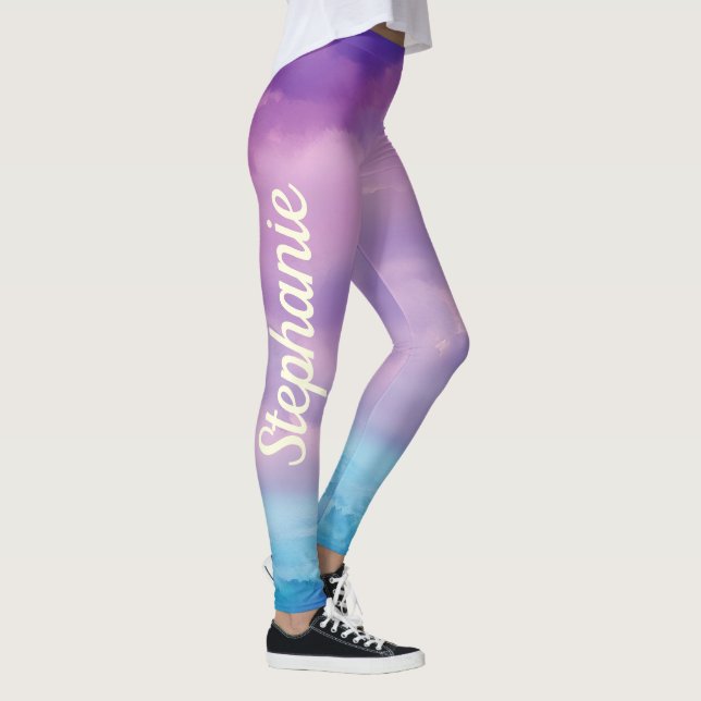 Leggings Acuarela personalizada hecha por Personalizado con (Derecha)