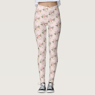 Leggings Acuarela rosa pálido