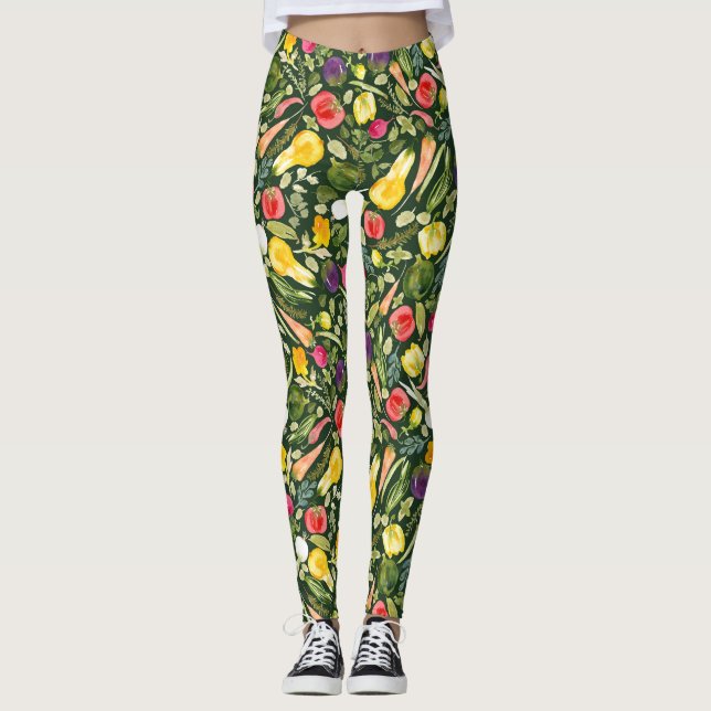 Leggings Acuarela Vegan - come el arcoiris (Anverso)